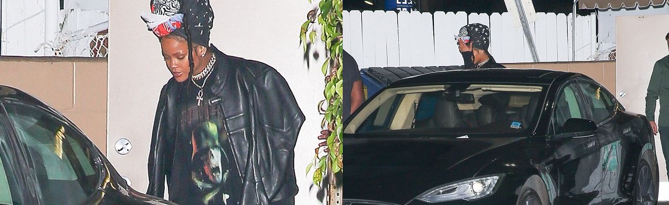 Rihanna dines in Los Angeles