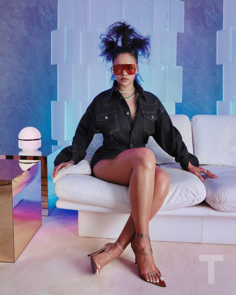 Rihanna in FENTY Maison clothes for T Magazine