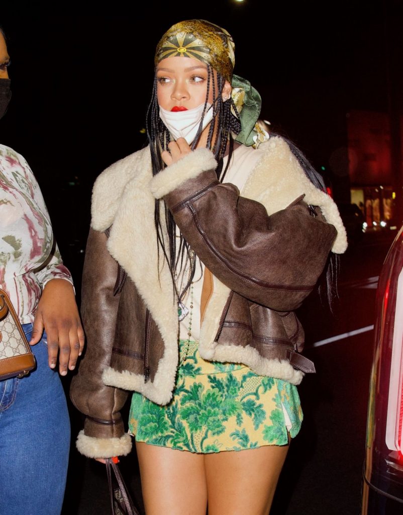 Rihanna at the Nice Guy in Los Angeles - April 10, 2021