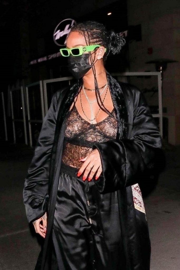 Rihanna at Wally's in Beverly Hills on April 19, 2021